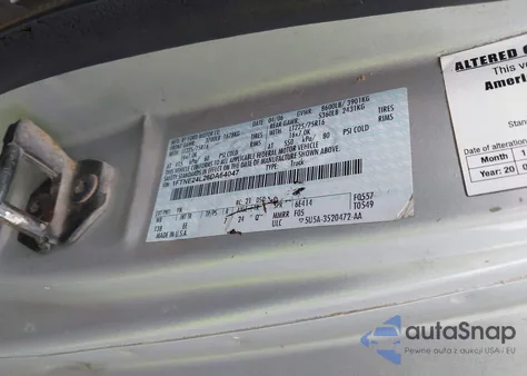 2006 Ford E-250 Commercial/Recreational из США, поврежденный, VIN 1FTNE24L26DA64047